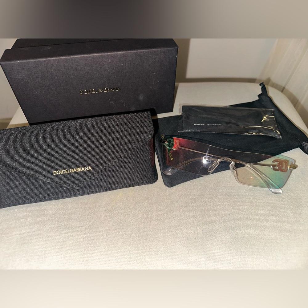 Dolce & Gabbana Eyewear Shield Frame Sunglasses